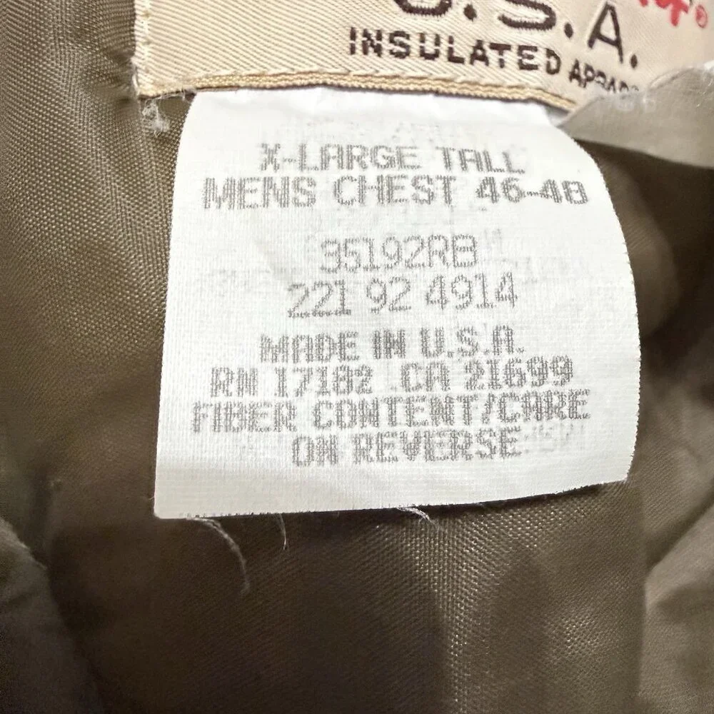 VTG Walls Blizzard-Pruf U.S.A. 90s Camo RealTree Quilt Lined Jacket Size XL